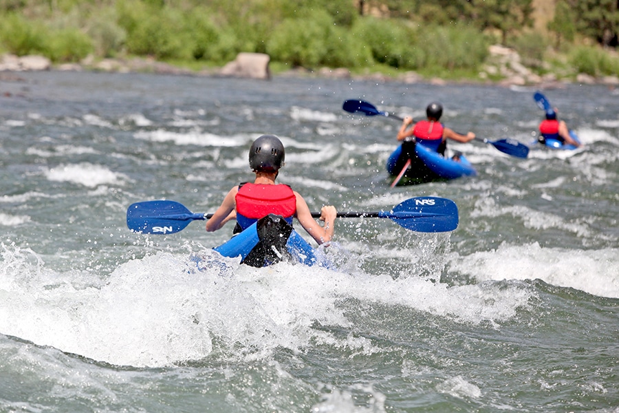 Idaho whitewater rafting trip