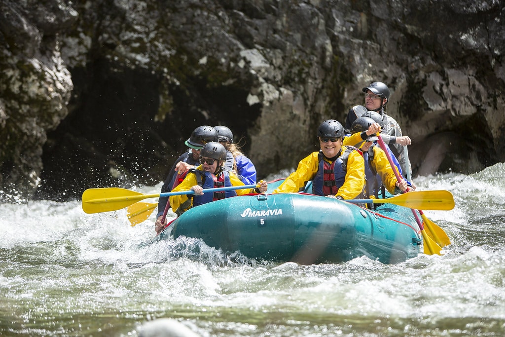 Middle Fork whitewater rafting