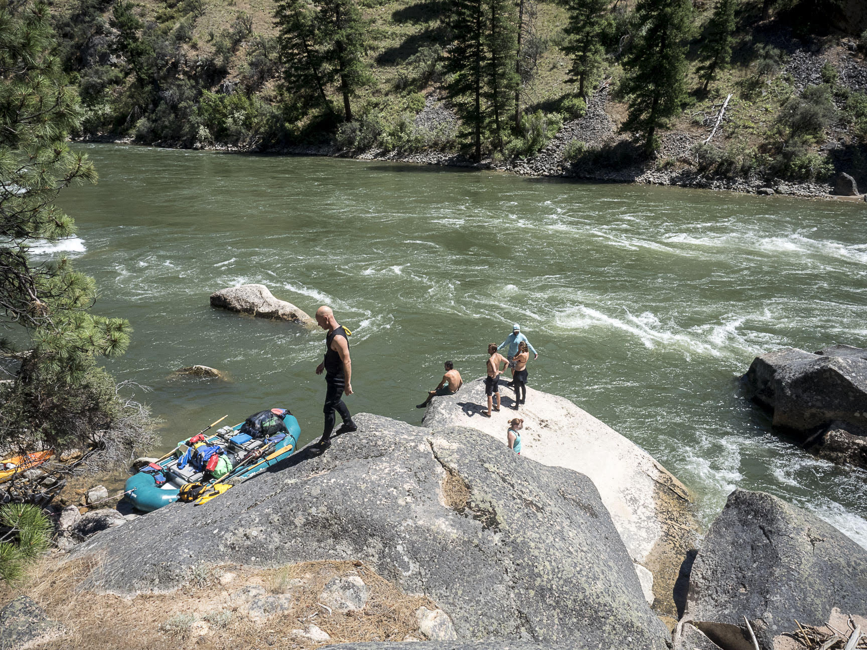 whitewater rafting in spring