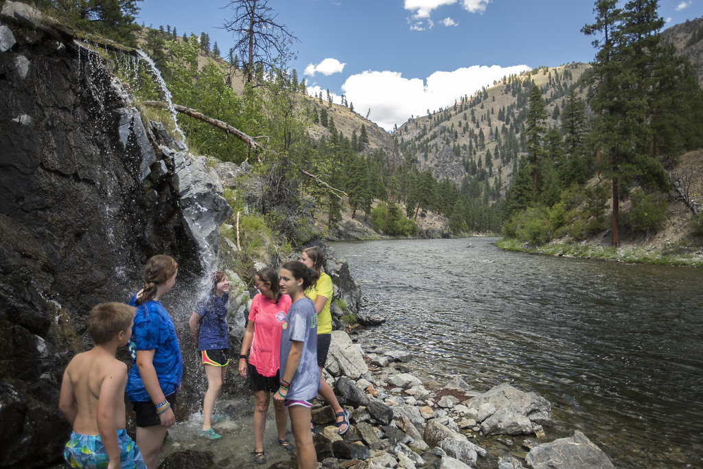 Kids at sunflower hot springs.