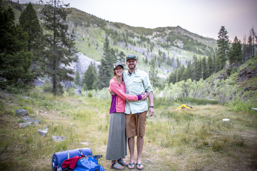 a couple enjoying the benefits of nature travel.