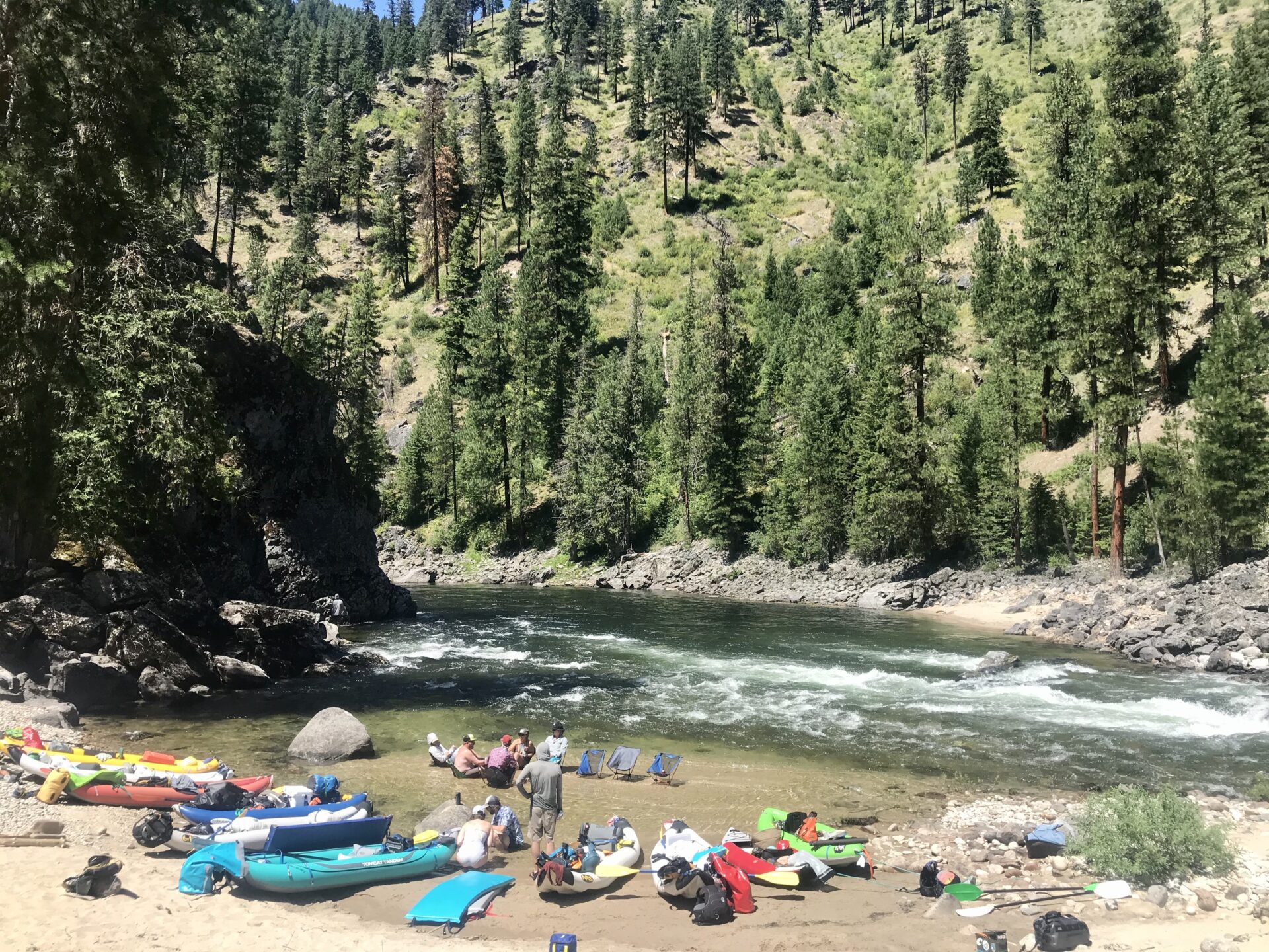 river side on the Selway