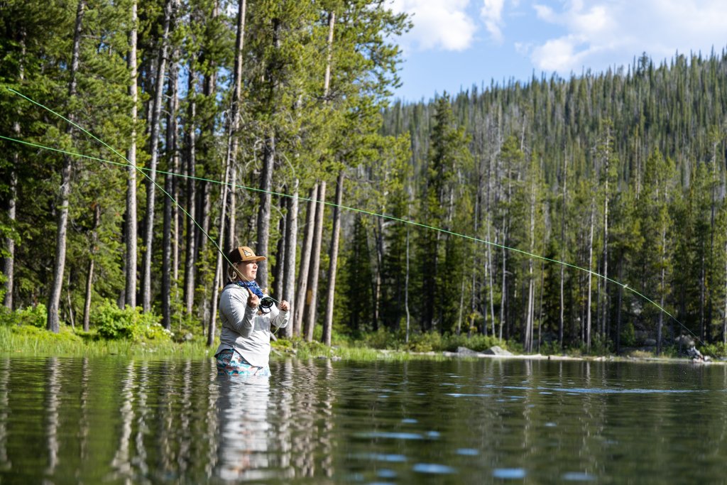 visit Wallace lake to do some fly fishing