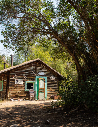 Daisy Tappan's cabin on the middle fork of the salmon river in the heart of the frank church river of no return wilderness area