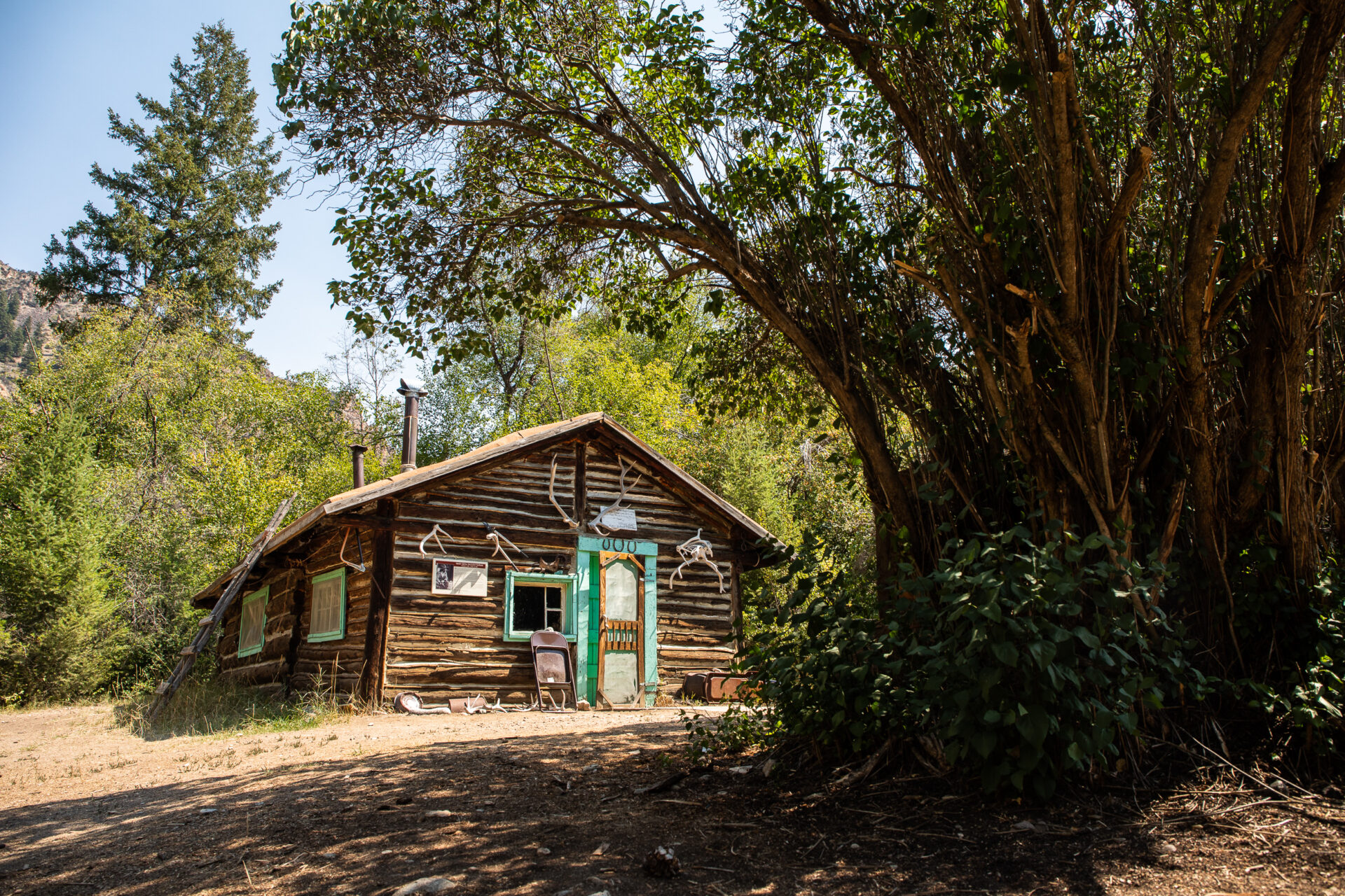 Daisy Tappan's cabin on the middle fork of the salmon river in the heart of the frank church river of no return wilderness area