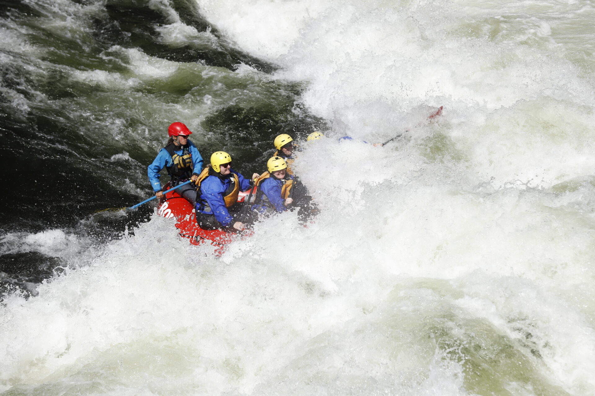 raft in Lochsa Falls 