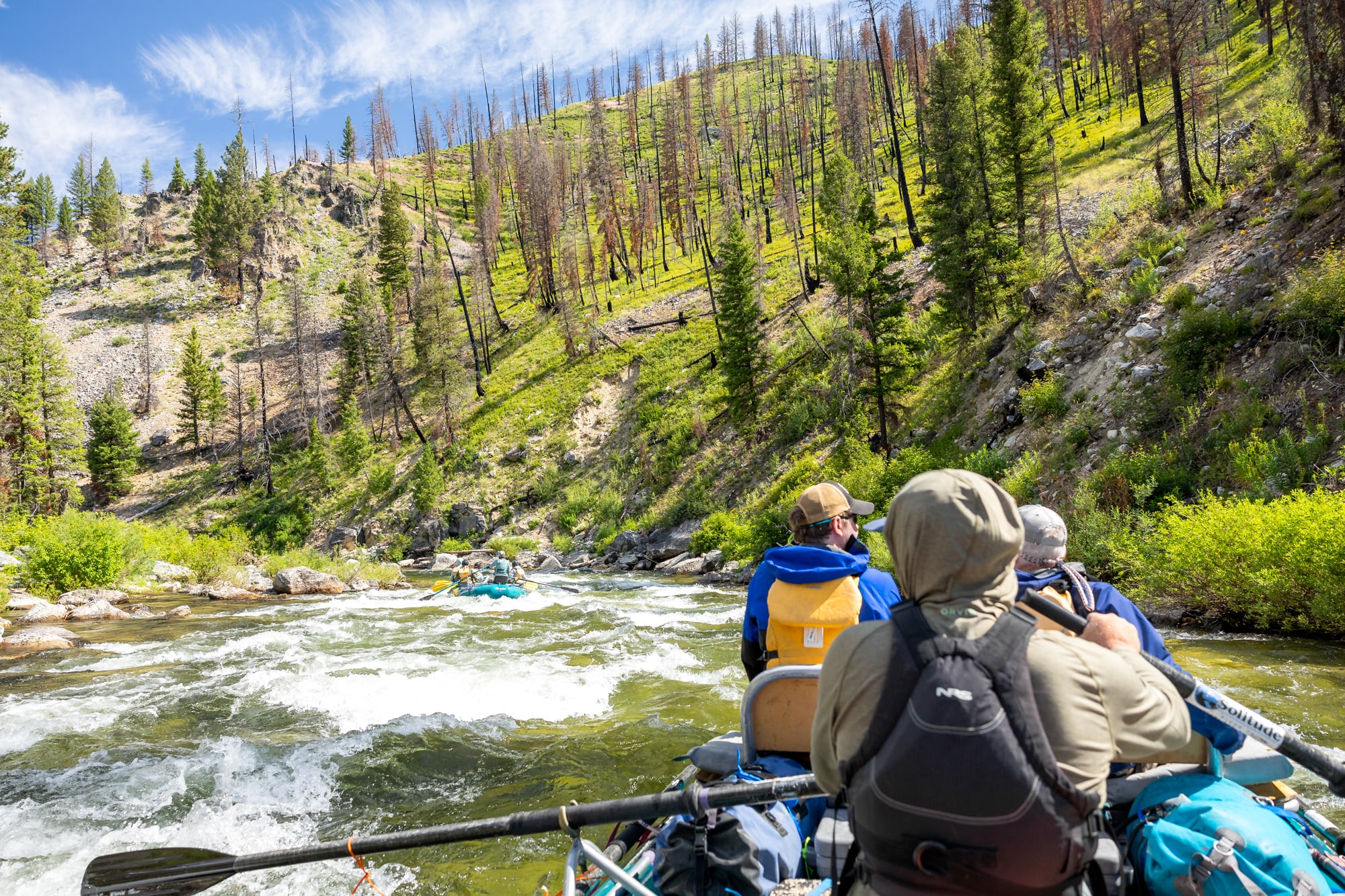 first bend rapid on the middle fork of the salmon river