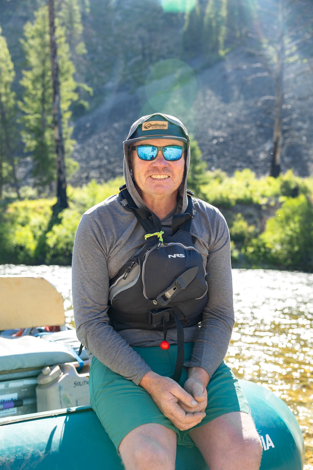 Salmon river guide Tim Ball