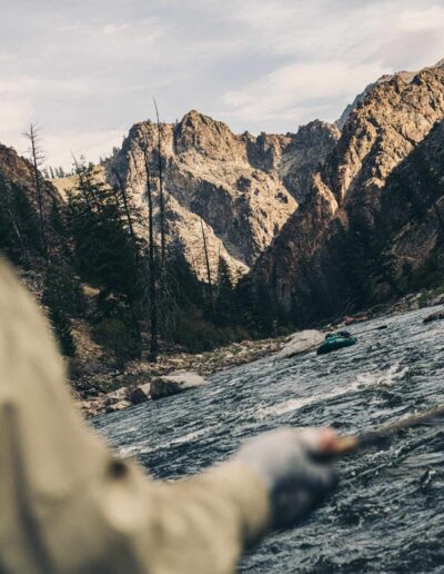 Fly fishing on the Middle Fork Salmon River