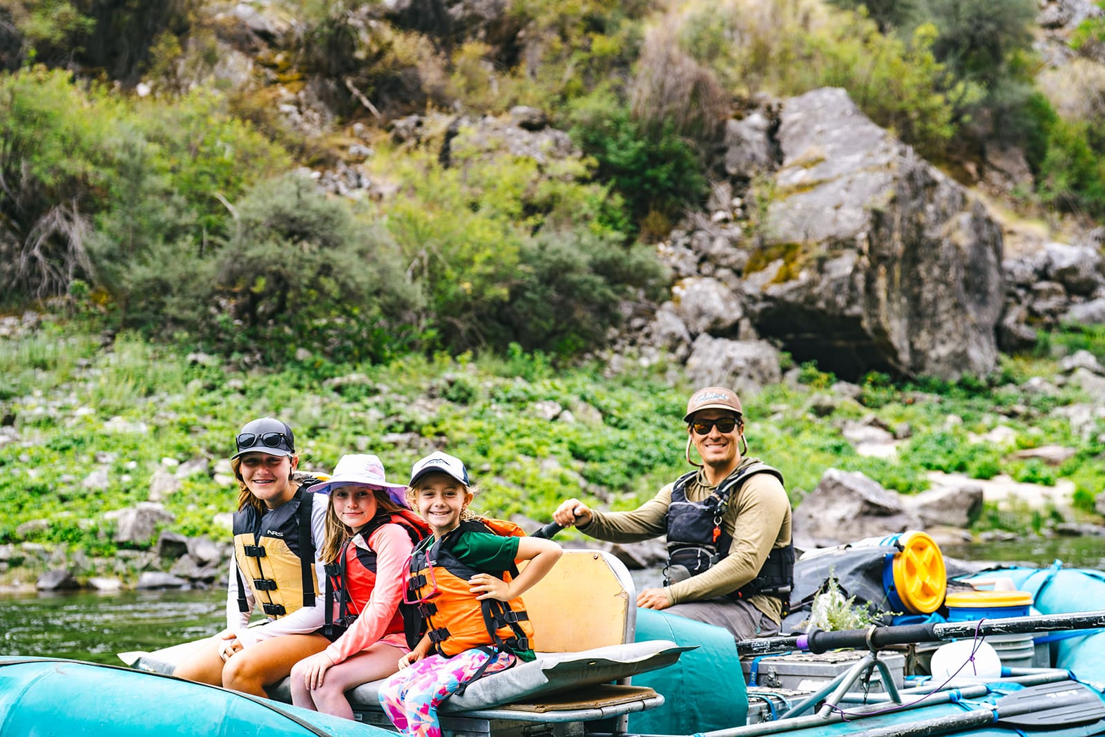 late-season-rafting Kids rafting in late season on the Middle Fork of the Salmon River